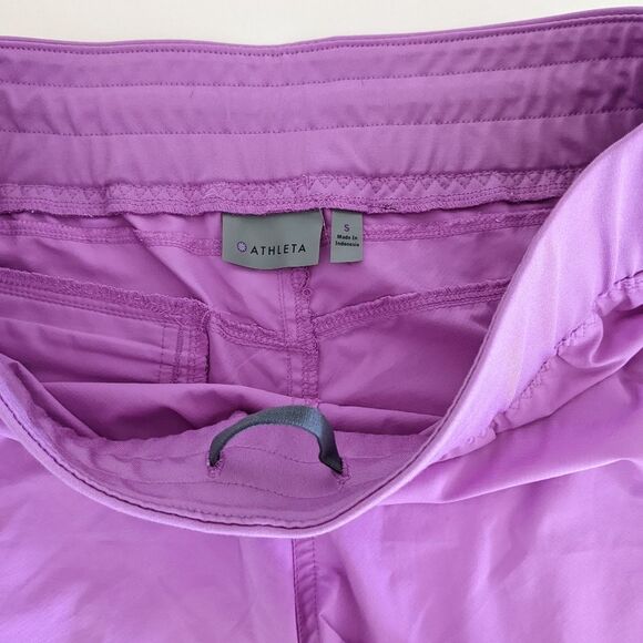 Athleta Go The Distance Thistle Purple Shorts Women's Small - Picture 5 of 12